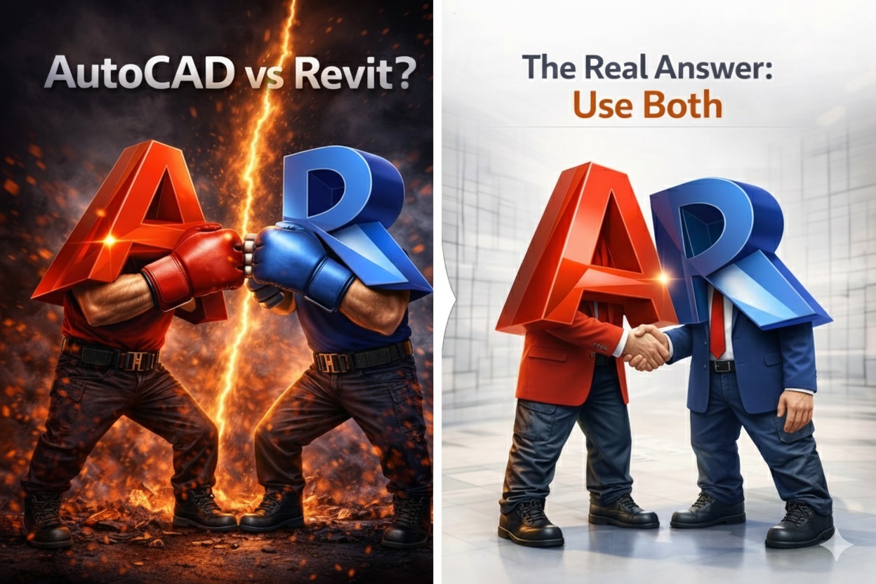 AutoCAD vs Revit: Strategic Differences and Best Project Use Cases